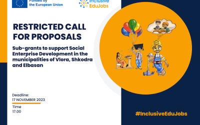 Replication Phase 2 Sub-grants to support Social Enterprise Development in the municipalities of Vlora, Shkodra and Elbasan