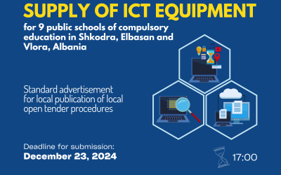 Standard advertisement for local publication of local open tender procedures