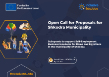 Replication Phase 2 – Sub-grants to support Self-Employment Business Incubator for Roma and Egyptians in the Municipality of Shkodra