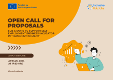 Replication Phase 2: Sub-grants to support Self-Employment Business Incubator in Tirana Municipality