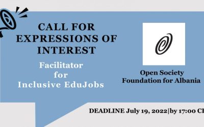 Call for Expressions of Interest – “Facilitator for Participatory designing of the employment & education support packages”