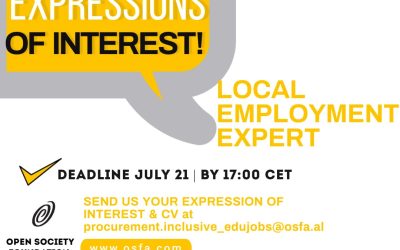 Call for Expressions of Interest – Local Employment Expert
