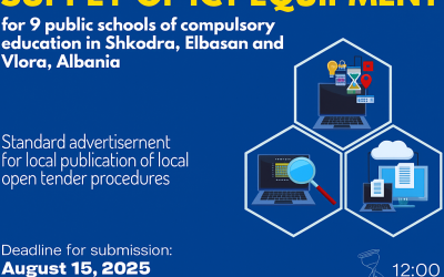 Standard advertisement for local publication of local open tender procedures