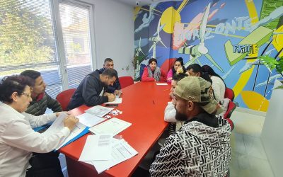 Roma and Egyptian community members join community public work program